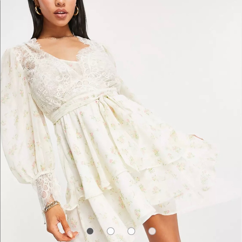 Asos dress skater floral dress